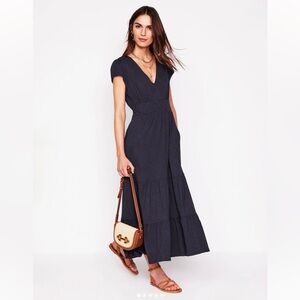 Boden Elara Tiered Jersey Dress